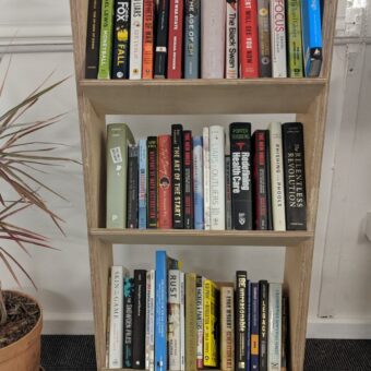 Mobile Library Book Stand