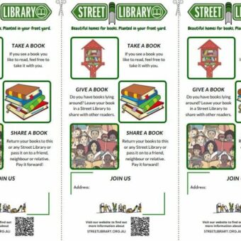 Announcing your Street Library Flyer