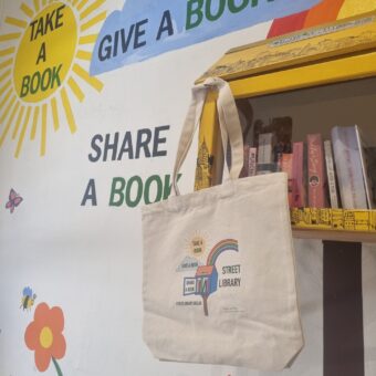 Street Librarian Canvas Library Bag