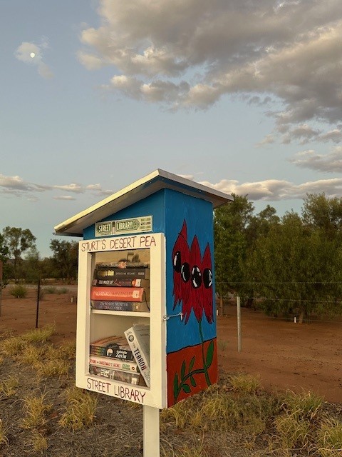 Street Library of the Moment – Sturt’s Desert Pea Library